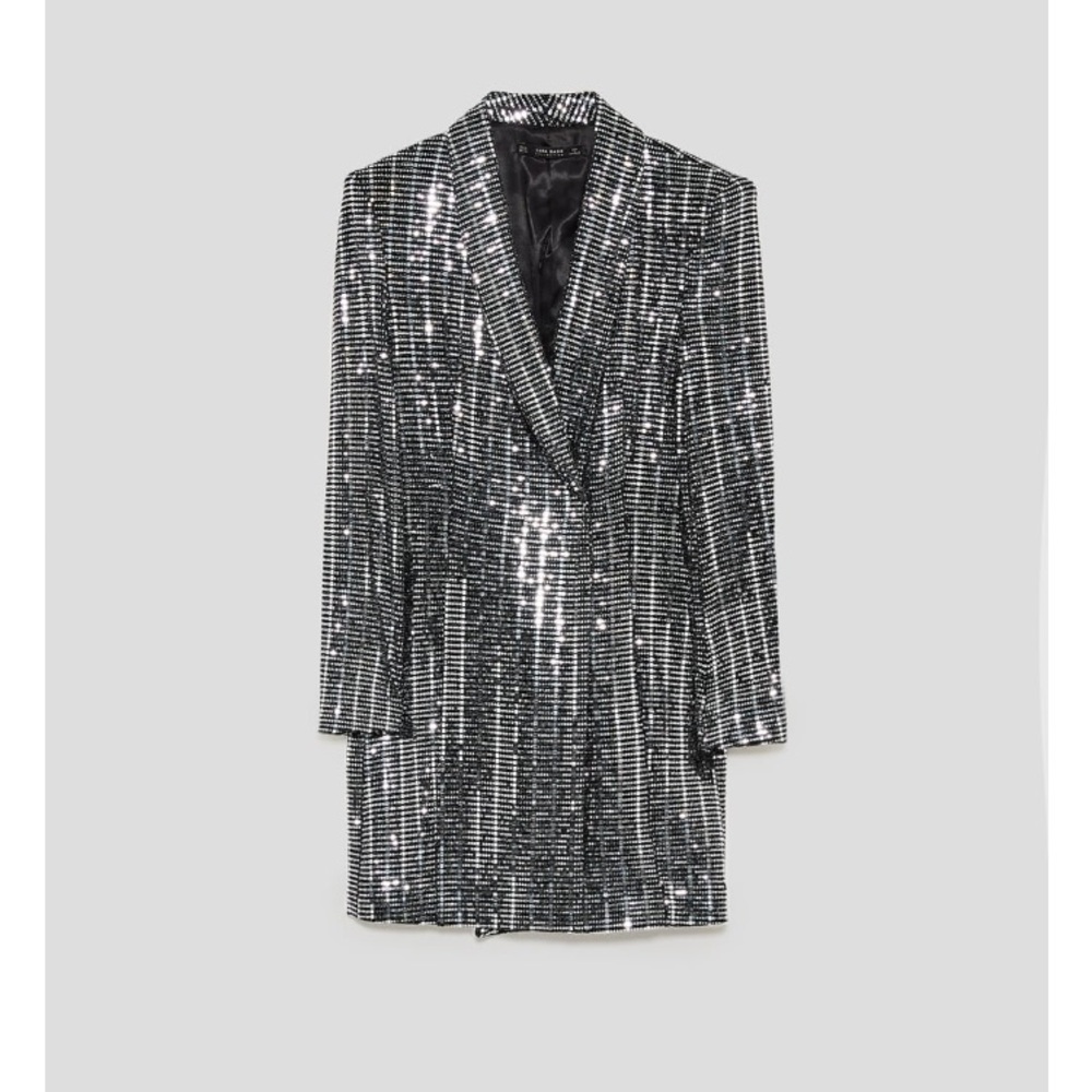 Merallic Blazer Dress